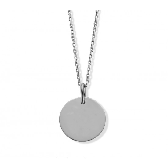 PENDENTIF EN OR BLANC A GRAVER