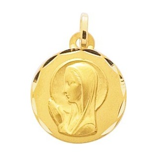 MEDAILLE VIERGE EN OR