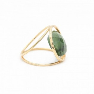 BAGUE OR ET JADE PAOLA ZOVAR