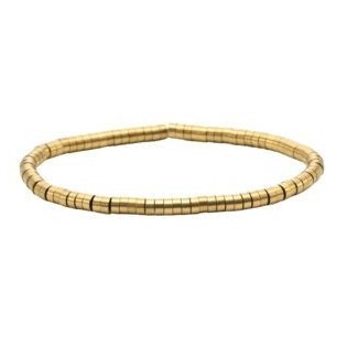 BRACELET EN ACIER DORÉ
