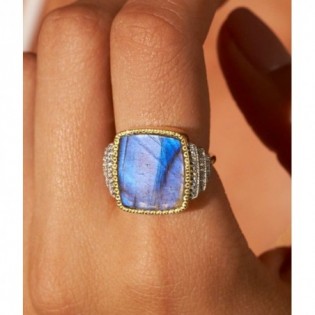BAGUE BE MAAD LABRADORITE
