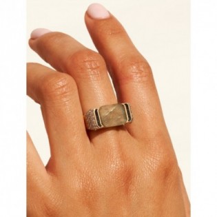 BAGUE BE MAAD LABRADORITE