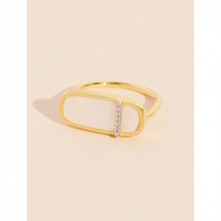 BAGUE BE MAAD NACRE