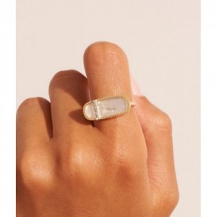 BAGUE BE MAAD NACRE