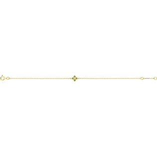 BRACELET OR ET EMERAUDES