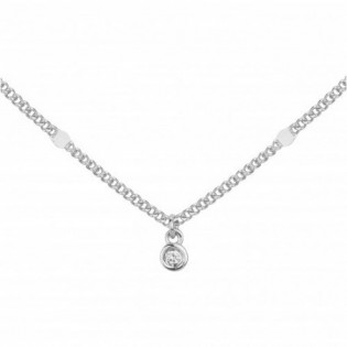 COLLIER EN ARGENT ET DIAMANT