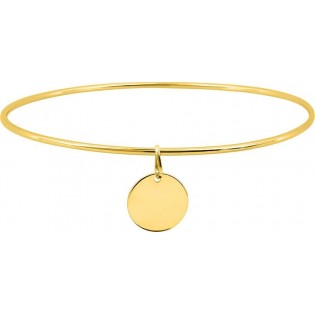 BRACELET JONC EN PLAQUE OR