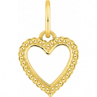 PENDENTIF OR JAUNE COEUR