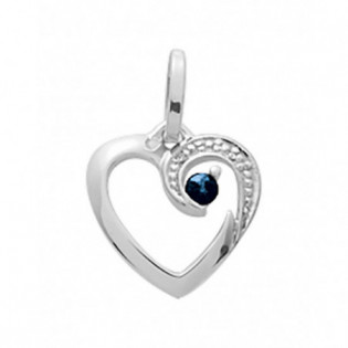 PENDENTIF OR BLANC 18 K