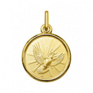 MEDAILLE COLOMBE OR 18 K