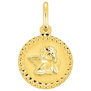 MEDAILLE ANGE OR 18 K