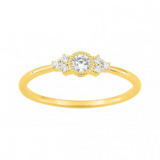BAGUE OR 18 K ET OXYDES
