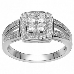 BAGUE ARGENT