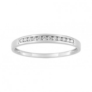 ALLIANCE OR BLANC OXYDES 18 K