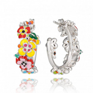BOUCLES D OREILLES ARGENT UNA STORIA