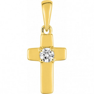 CROIX OR JAUNE 18 K