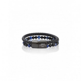 Bracelet Cuir Tressé  LAUREN STEVEN