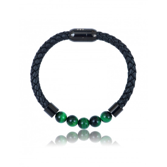 Bracelet Cuir Tressé LAUREN STEVEN