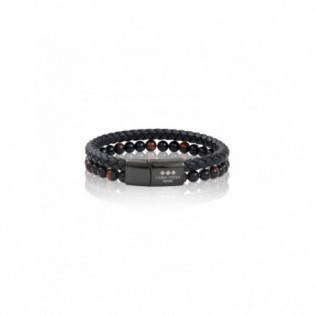 Bracelet Cuir Tressé LAUREN STEVEN