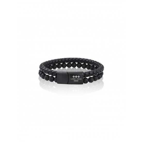 Bracelet Cuir Tressé LAUREN STEVEN