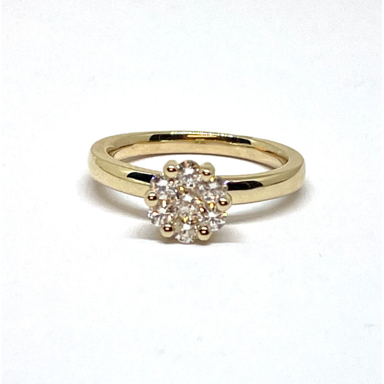 BAGUE  OR ET DIAMANTS BAGUE  OR ET DIAMANTS