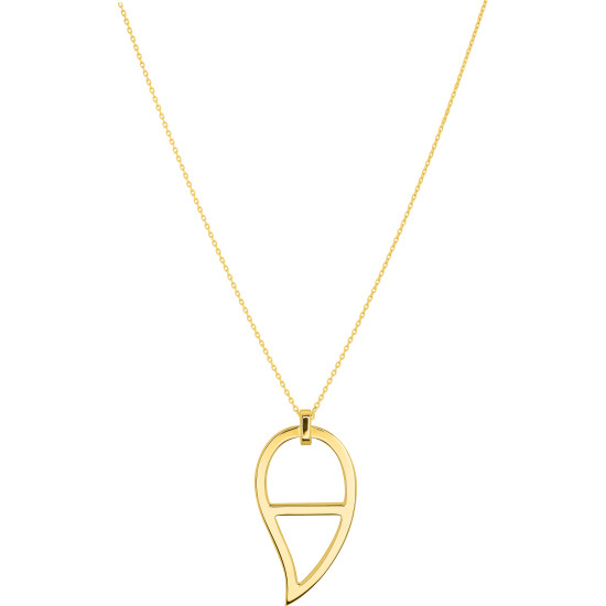 COLLIER EN PLAQUE OR