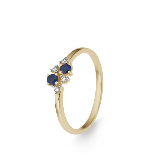BAGUE SAPHIR DIAMANTS