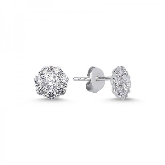 BOUCLES D'OREILLES OR DIAMANTS