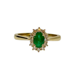 BAGUE OR EMERAUDE