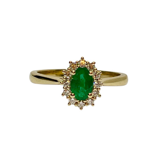 BAGUE OR EMERAUDE