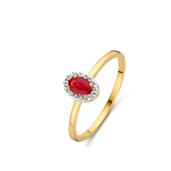 BAGUE OR RUBIS