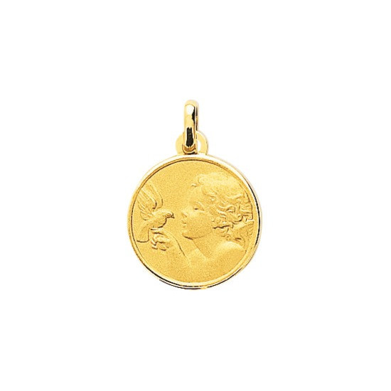 Médaille ange en plaqué or
