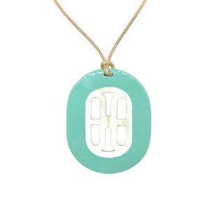 Sautoir en corne celadon Soyang