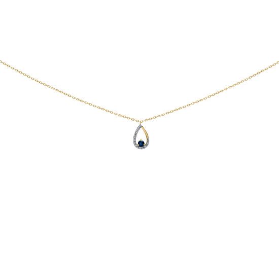 COLLIER SAPHIR DIAMANTS