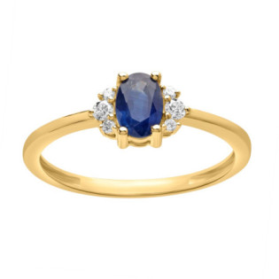 BAGUE SAPHIR DIAMANTS