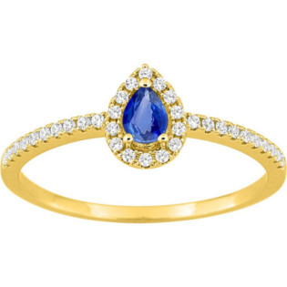 BAGUE SAPHIR DIAMANTS