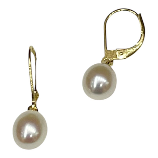 Boucles d'Oreilles Dormeuses - Perles de Culture