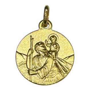 Pendentif religieux Saint Christophe Or