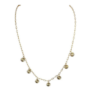 Collier pastilles en Or Jaune