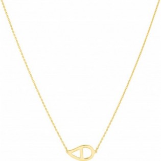 COLLIER EN PLAQUE OR