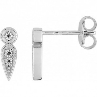 BOUCLES D'OREILLES EN ARGENT