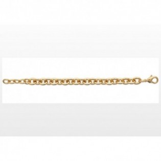 BRACELET EN PLAQUE OR