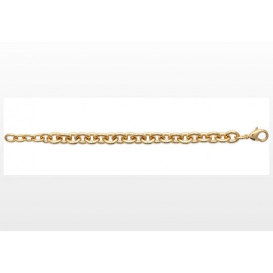 BRACELET EN PLAQUE OR