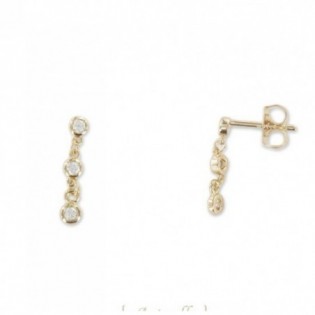 BOUCLES D'OREILLES EN PLAQUE OR