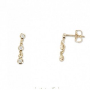 BOUCLES D'OREILLES EN PLAQUE OR