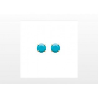 BOUCLES D'OREILLES PLAQUE OR