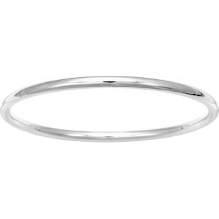 Bracelet jonc rigide en argent 925/000.