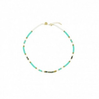 COLLIER EN PIERRES SEMI-PRECIEUSES