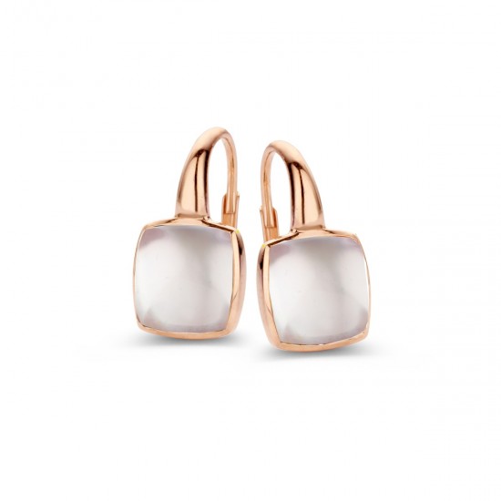 BOUCLES D'OREILLES TOPAZE BLANCHE