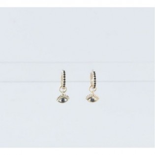BOUCLES D'OREILLES EN PLAQUE OR